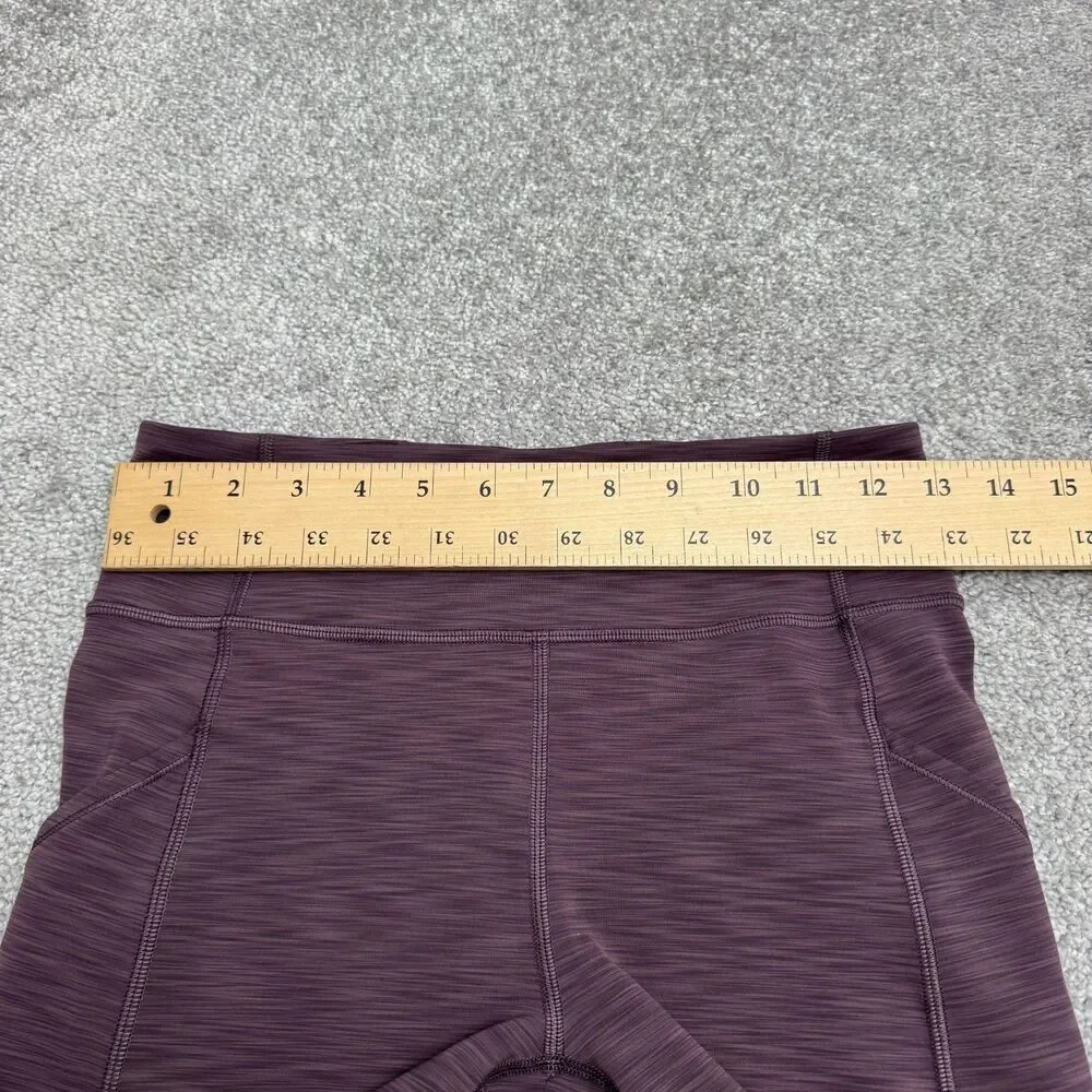 Lululemon Invigorate High Rise Compression Tight Leggings Womens 6 Purple W5QLS